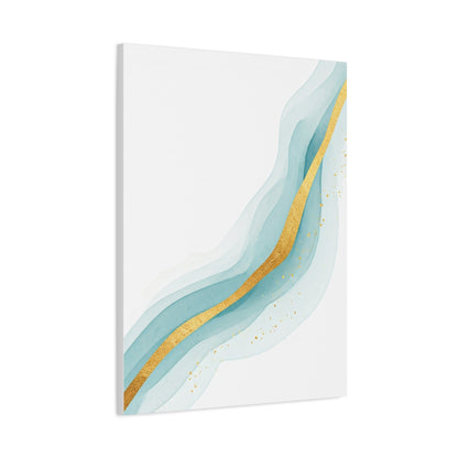 Gold Vein Flow Abstract Wall Art & Canvas Prints