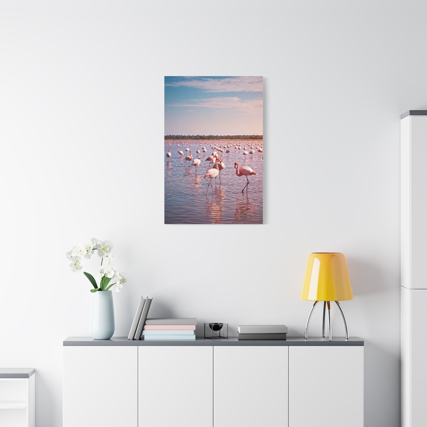 Crocodile Sunset Waterscape Wall Art & Canvas Prints