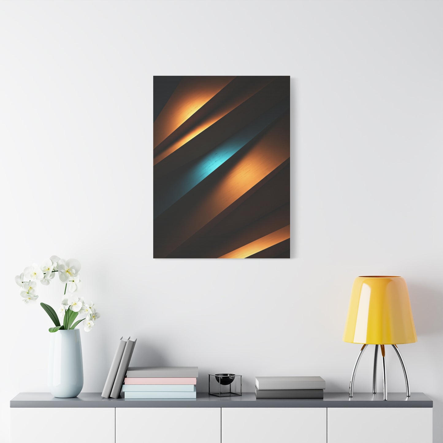 Midnight Alloy Geometry Wall Art & Canvas Prints