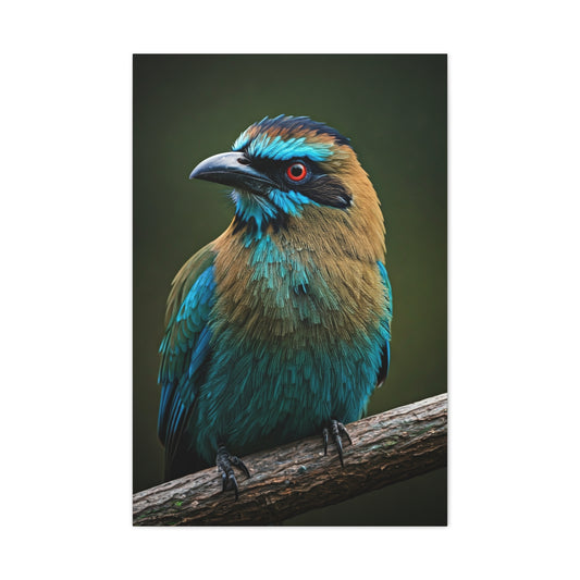Turquoise-Browed Motmot Wall Art & Canvas Prints