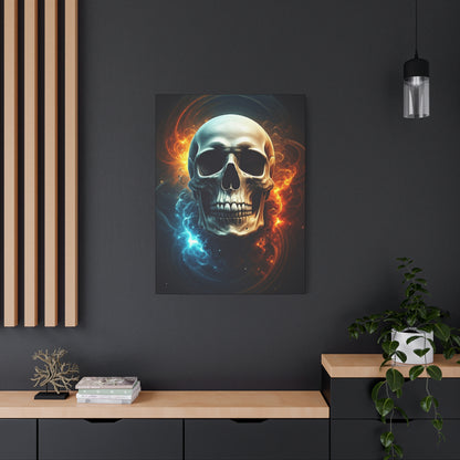 Elemental Duality Skull Wall Art & Canvas Prints