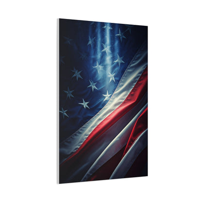 Lightning Freedom Flag Power Wall Art & Canvas Prints