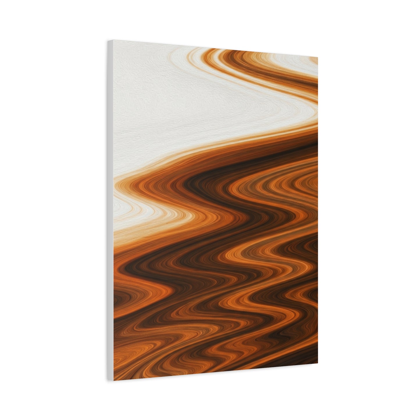 Warm Ripple Flow Abstract Wall Art & Canvas Prints