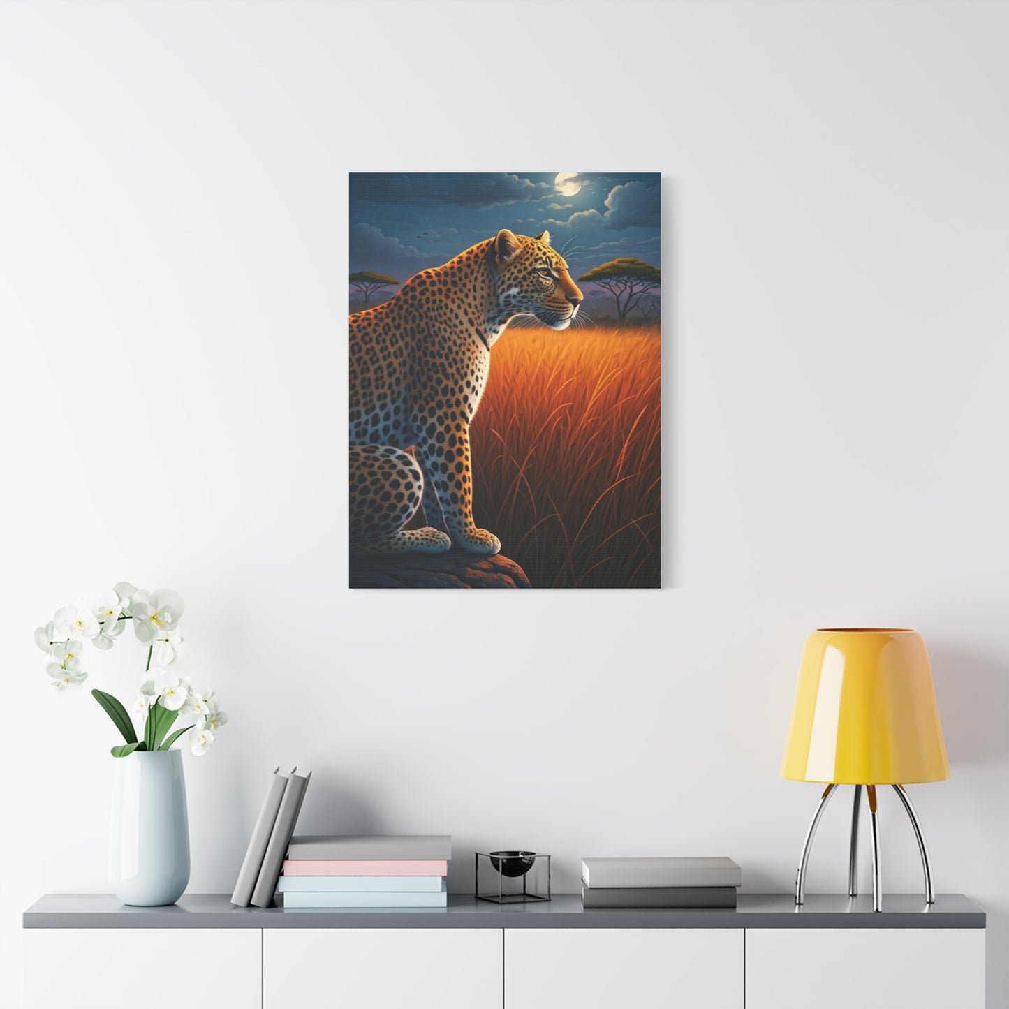 Majestic Leopard at Dusk Wall Art & Canvas Prints