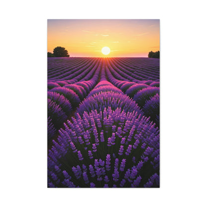 Lavender Fields at Sunset Wall Art & Canvas Prints