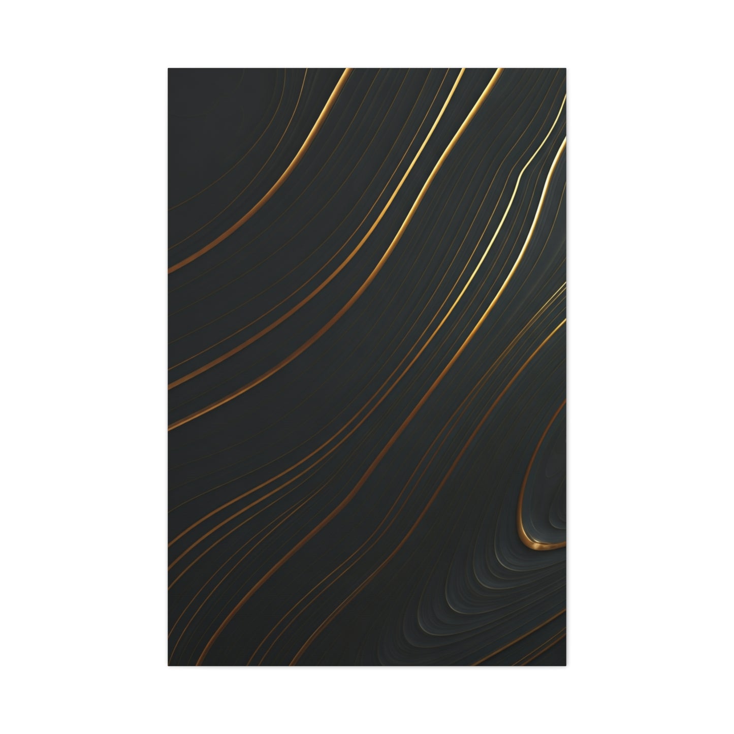 Golden Trace Minimalist Wall Art & Canvas Prints