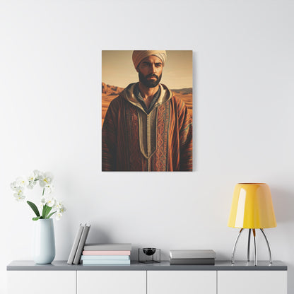Nomadic Desert Soul Portrait Wall Art & Canvas Prints