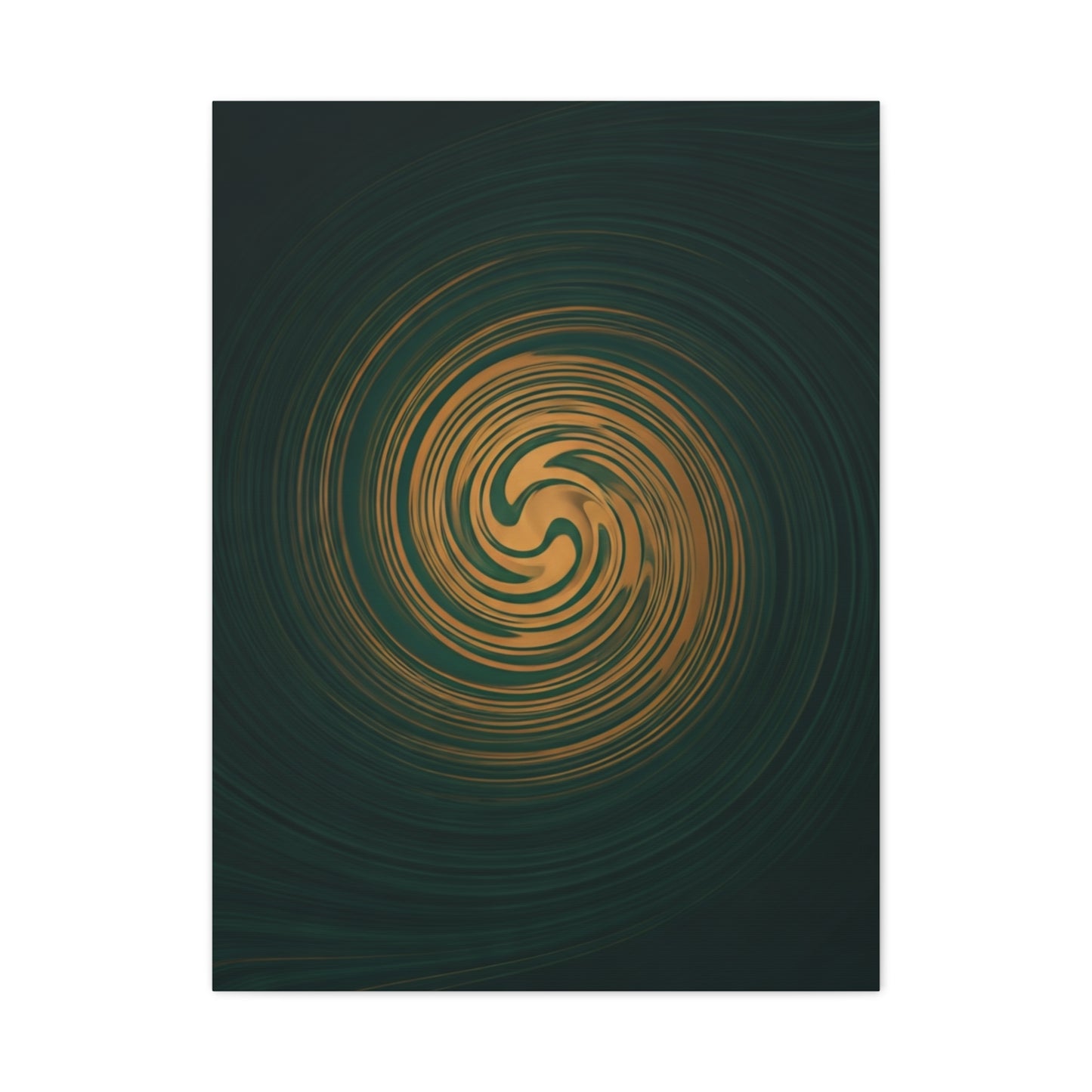 Golden Abyss Spiral Wall Art & Canvas Prints