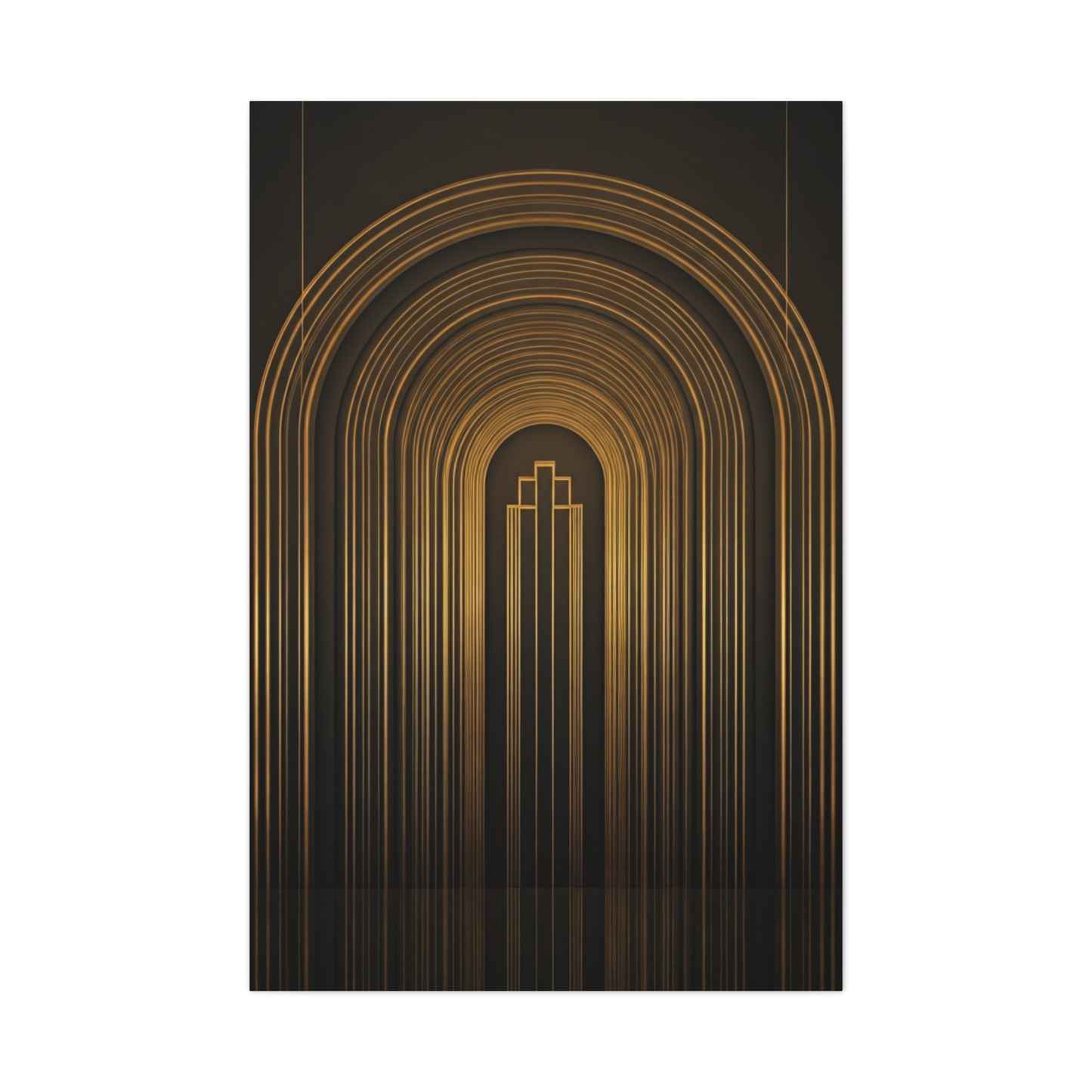 Grand Golden Archway Art Deco Wall Art & Canvas Prints