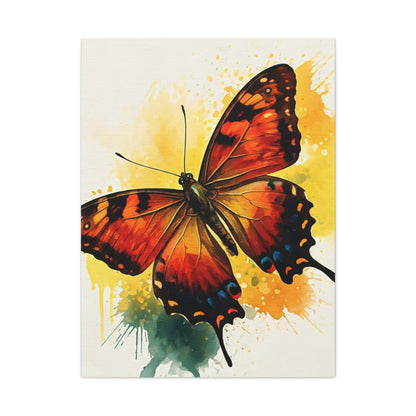 Abstract Flying Butterfly Art Wall Art & Canvas Prints