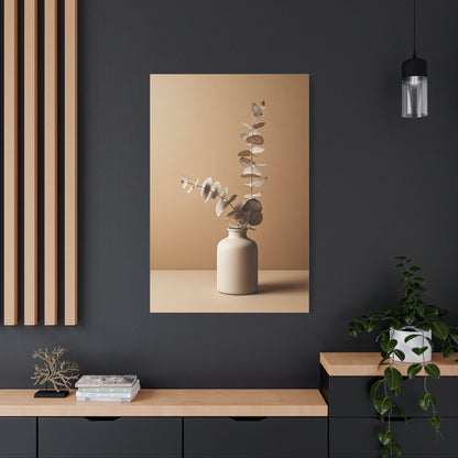 Eucalyptus Stem in Ceramic Vase Wall Art & Canvas Prints