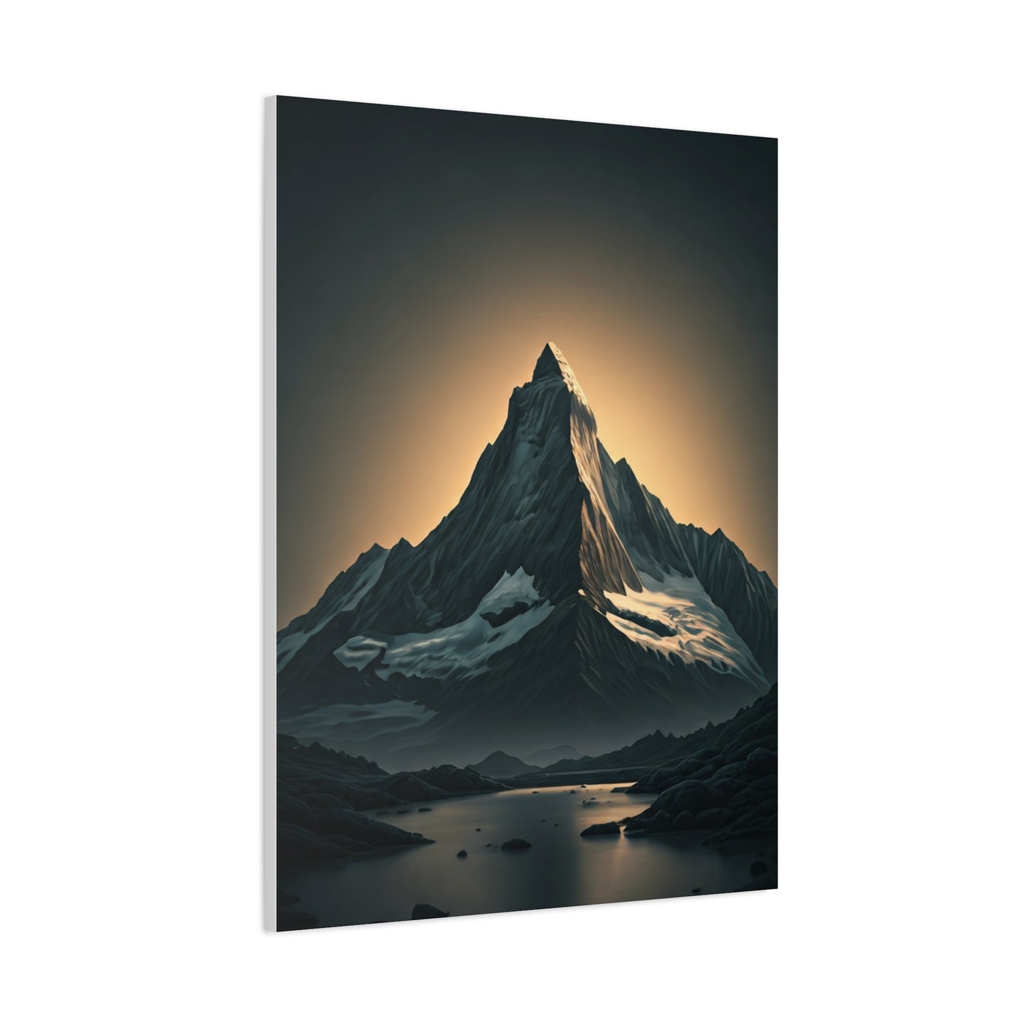 Majestic Peak Glow Wall Art & Canvas Prints
