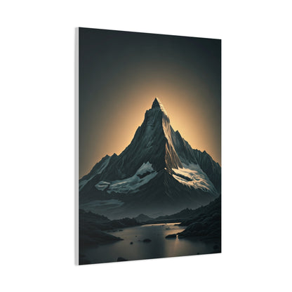 Majestic Peak Glow Wall Art & Canvas Prints