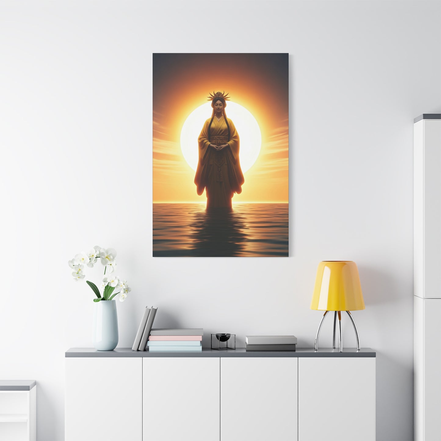 Golden Horizon Goddess Wall Art & Canvas Prints