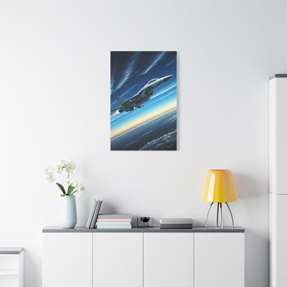 High-Speed Fighter Jet Sky Flight Wall Art & Canvas Prints