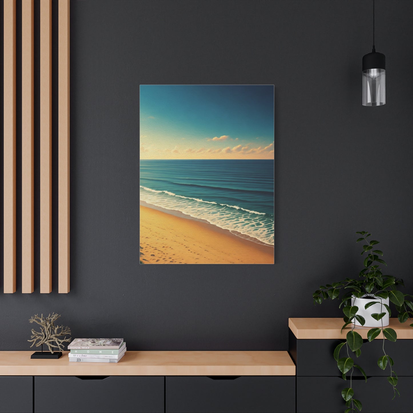 Golden Coastline Aerial Beach Wall Art & Canvas Prints