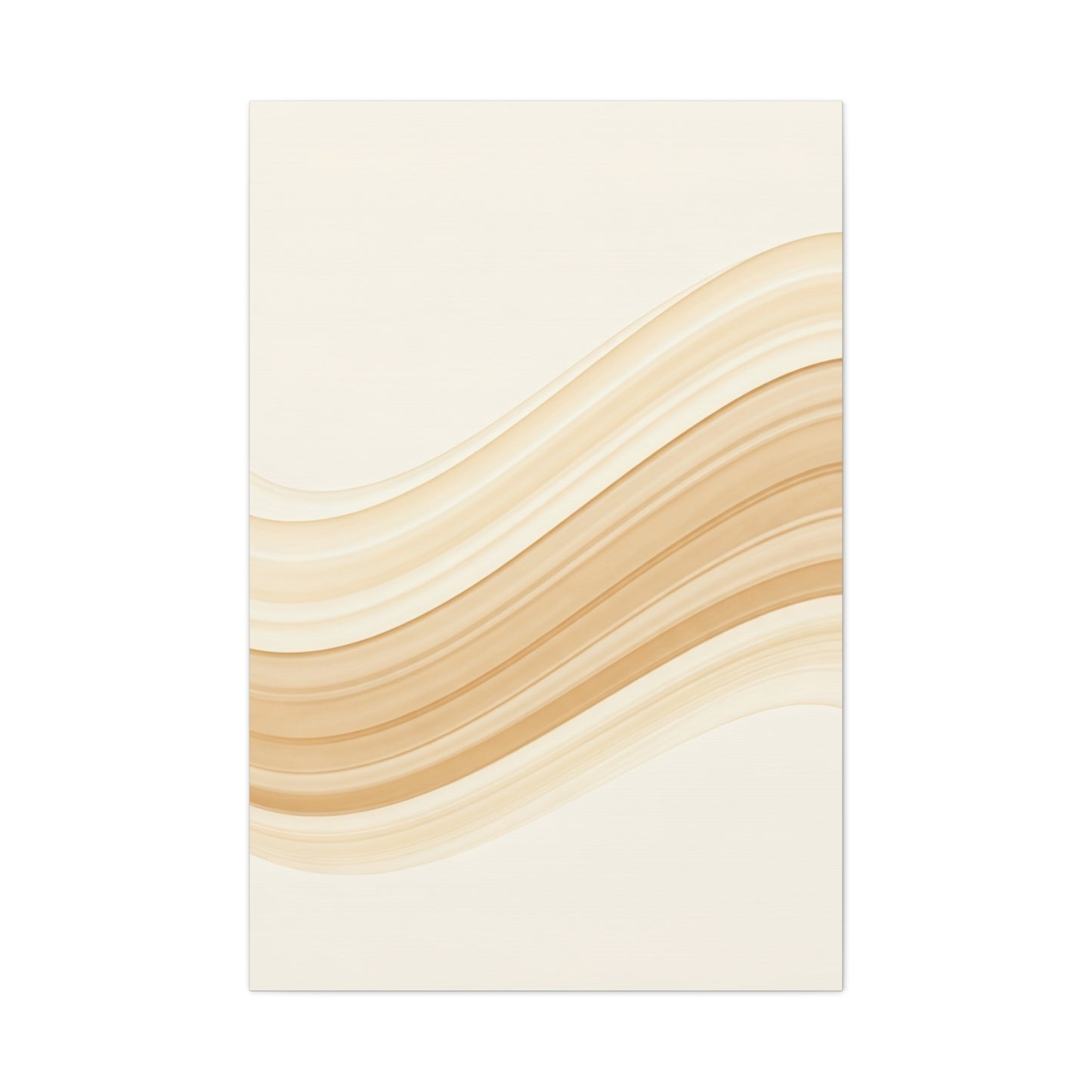 Golden Sand Flow Abstract Wall Art & Canvas Prints