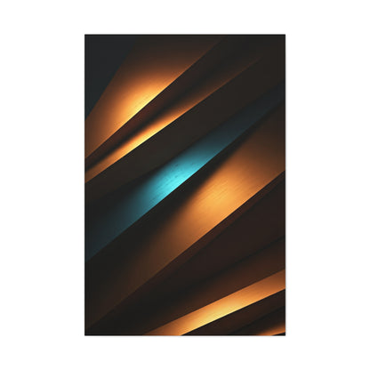 Midnight Alloy Geometry Wall Art & Canvas Prints
