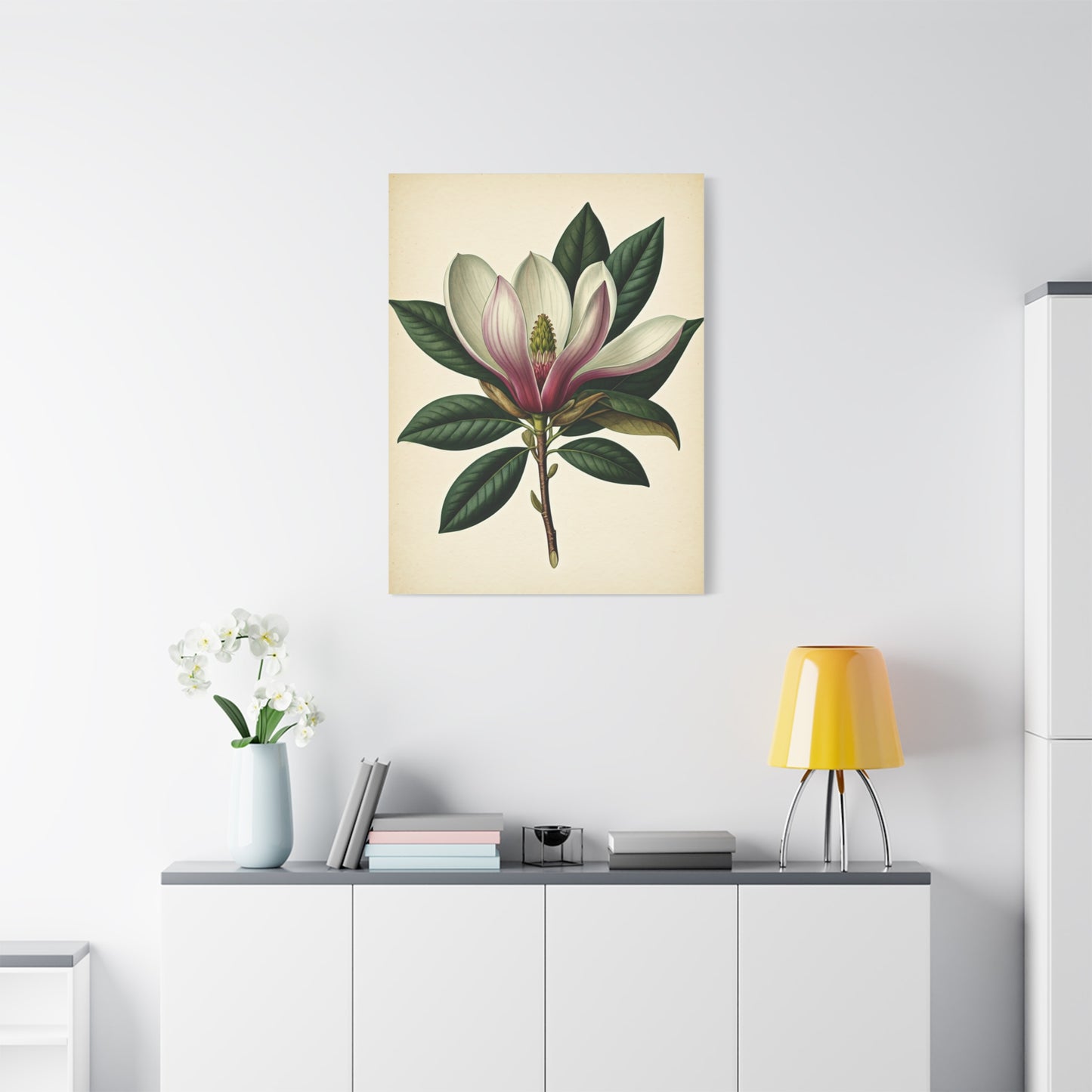 Magnolia Flower Cross Section Wall Art & Canvas Prints