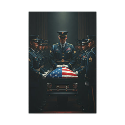 Military Honor Memorial Tribute Wall Art & Canvas Prints