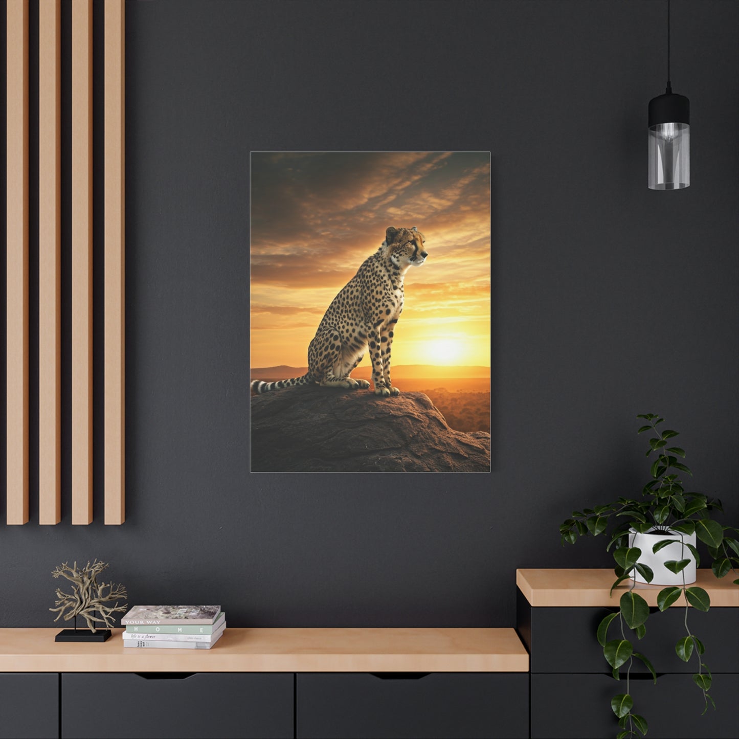 Giraffe at Dawn Wall Art & Canvas Prints