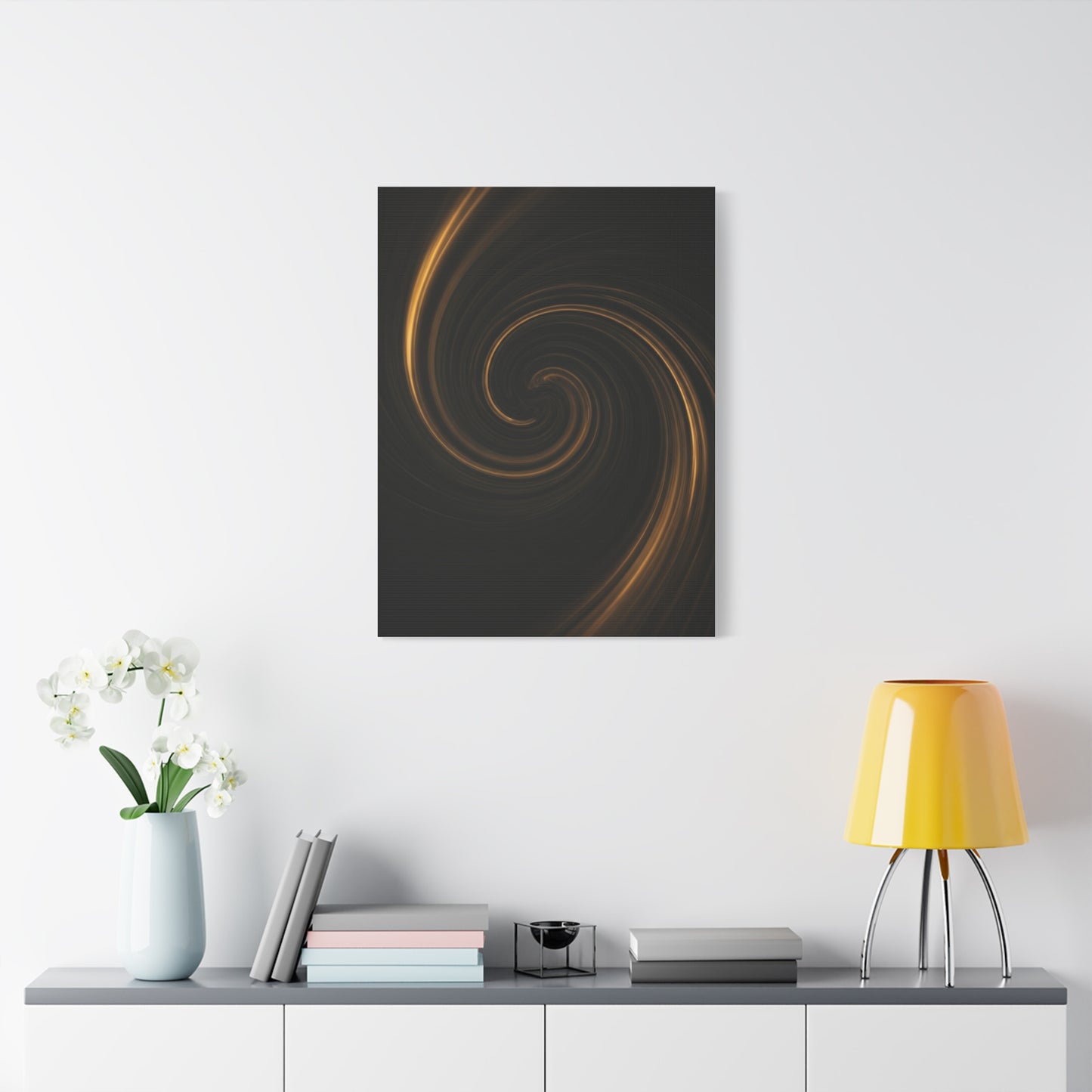 Golden Spiral Motion Abstract Wall Art & Canvas Prints