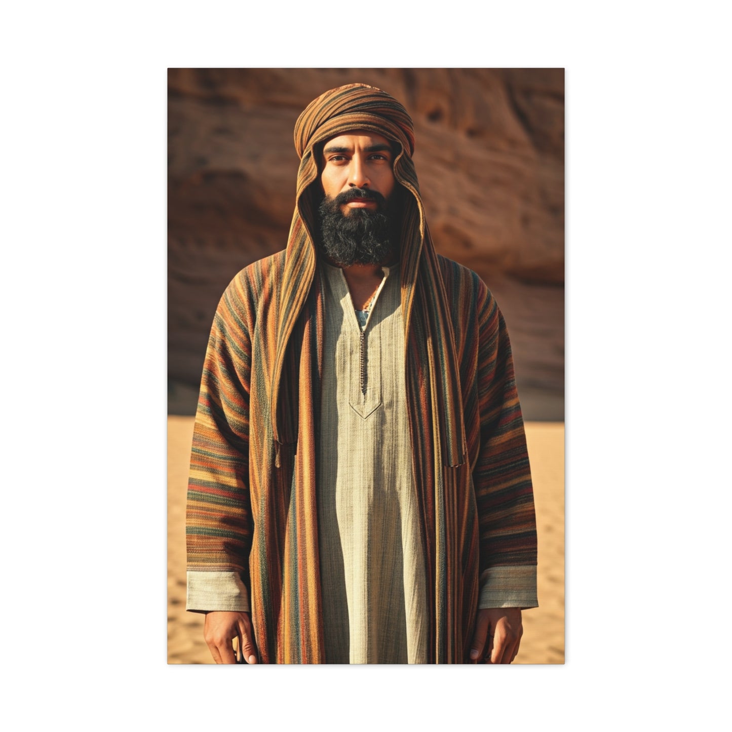 Desert Nomad Serenity Portrait Wall Art & Canvas Prints