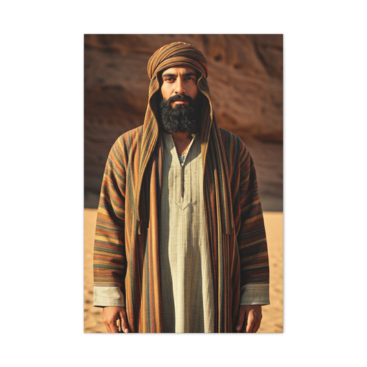 Desert Nomad Serenity Portrait Wall Art & Canvas Prints