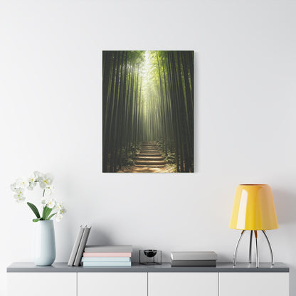 Bamboo Path of Tranquility Wall Art & Canvas Prints