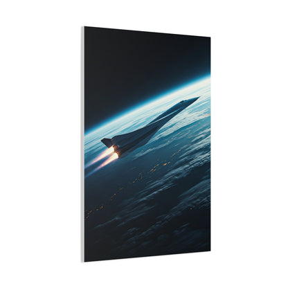 Elegant Concept Aircraft Above Clouds Wall Art & Canvas Prints