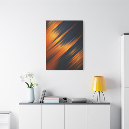 Warm Motion Streaks Abstract Wall Art & Canvas Prints