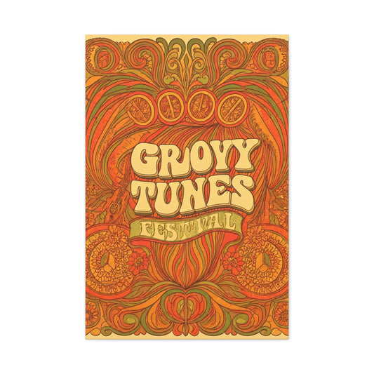 Groovy Tunes Festival Wall Art & Canvas Prints