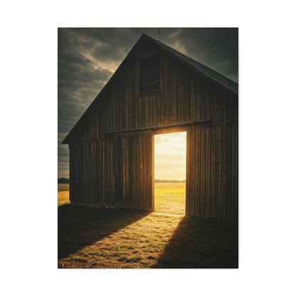Golden Threshold Barn Wall Art & Canvas Prints