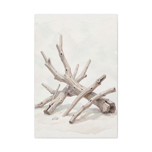 Weathered Driftwood Sculpture Wall Art & Canvas Prints