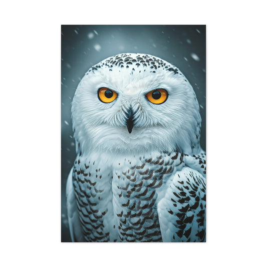 Snowy Owl with Golden Eyes Wall Art & Canvas Prints