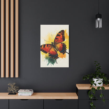 Abstract Flying Butterfly Art Wall Art & Canvas Prints