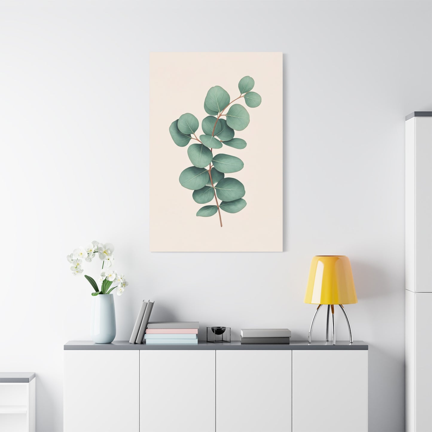 Eucalyptus Stem Soft Botanical Wall Art & Canvas Prints