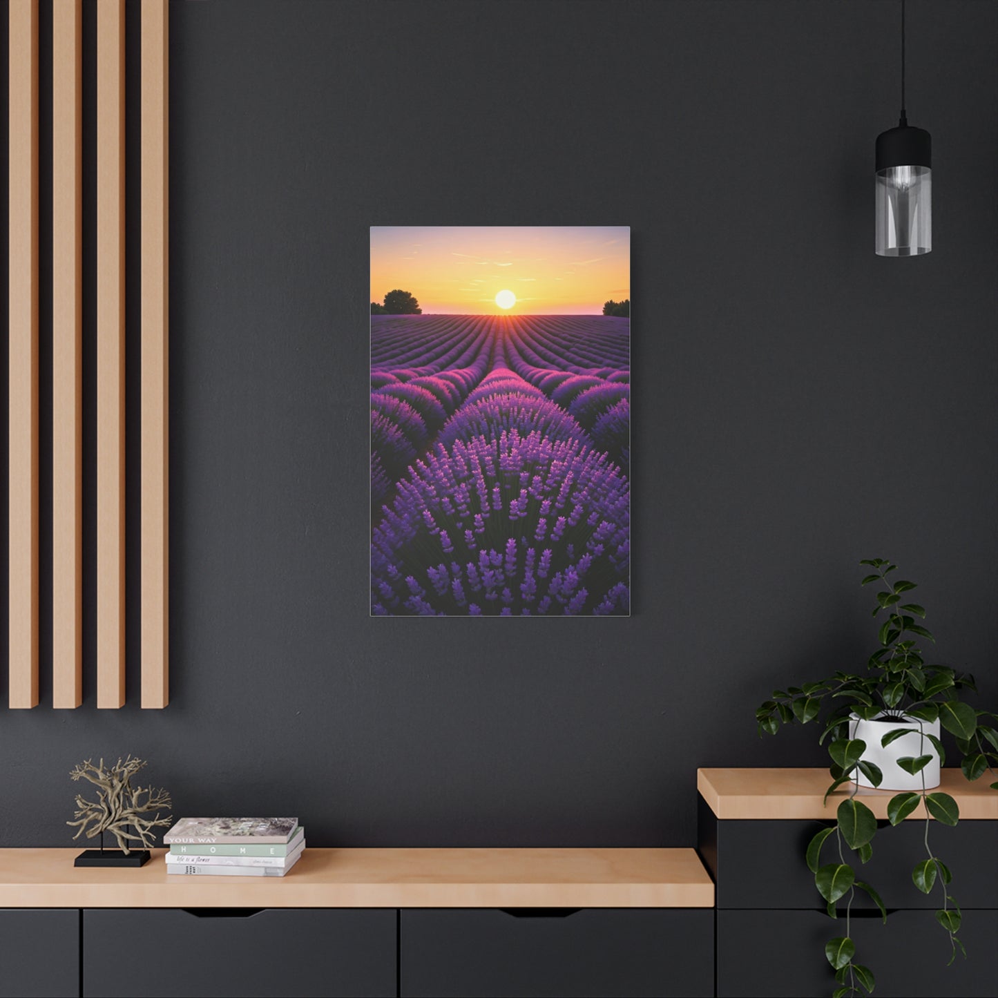 Lavender Fields at Sunset Wall Art & Canvas Prints