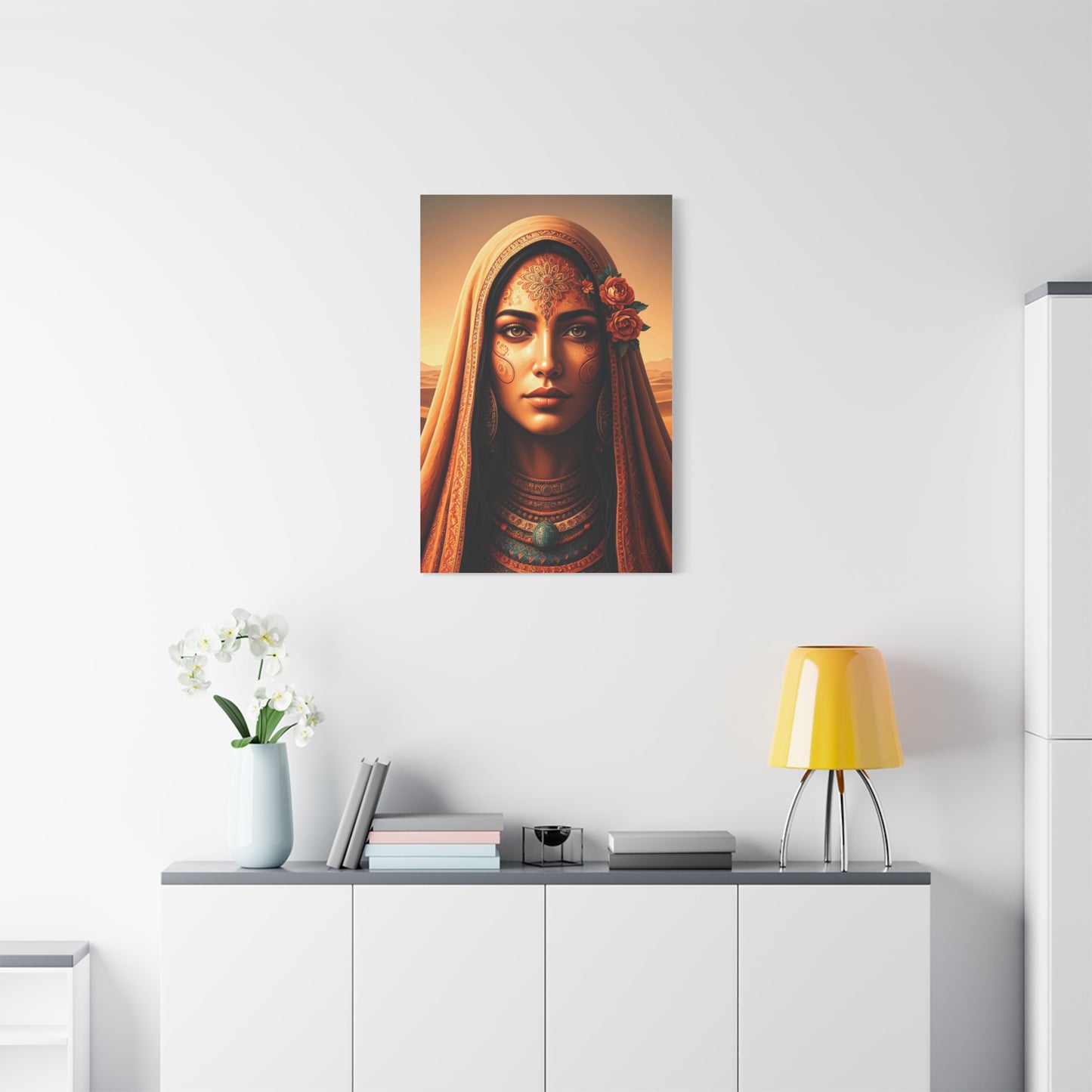 Sacred Desert Muse Portrait Wall Art & Canvas Prints