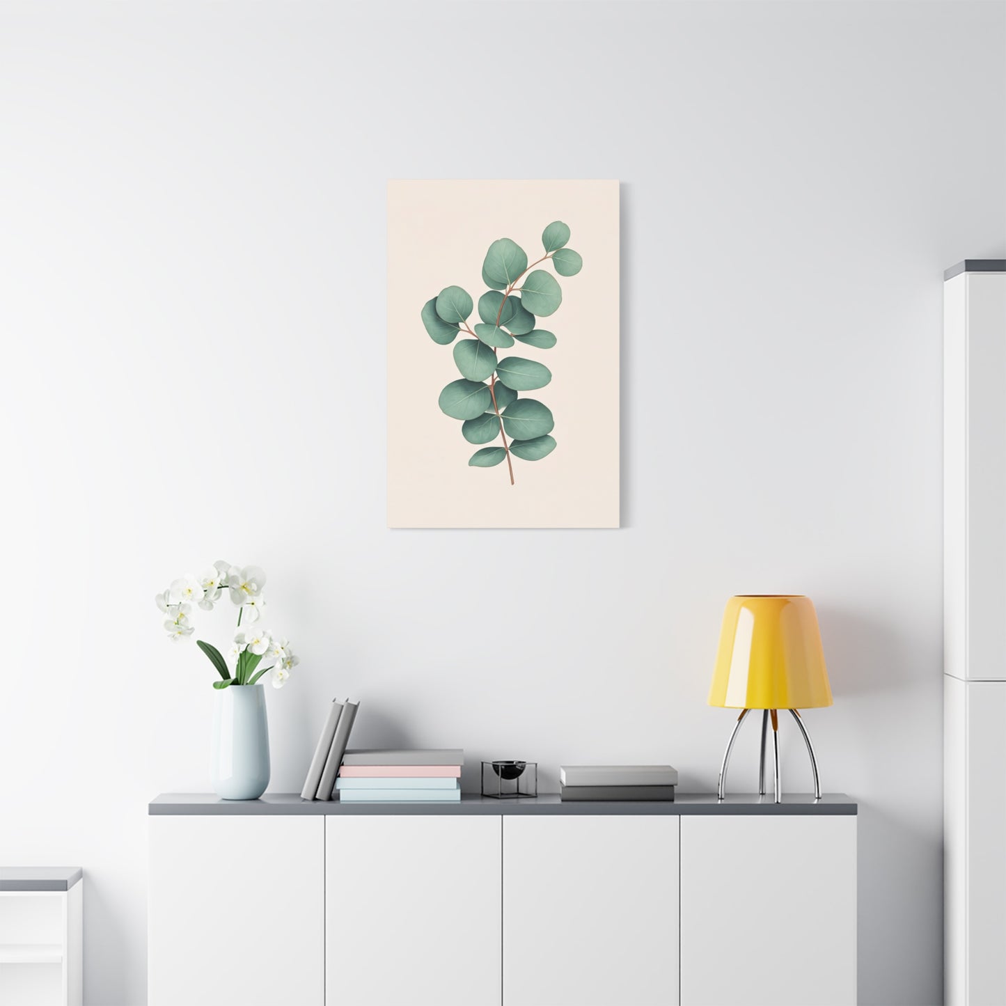 Eucalyptus Stem Soft Botanical Wall Art & Canvas Prints
