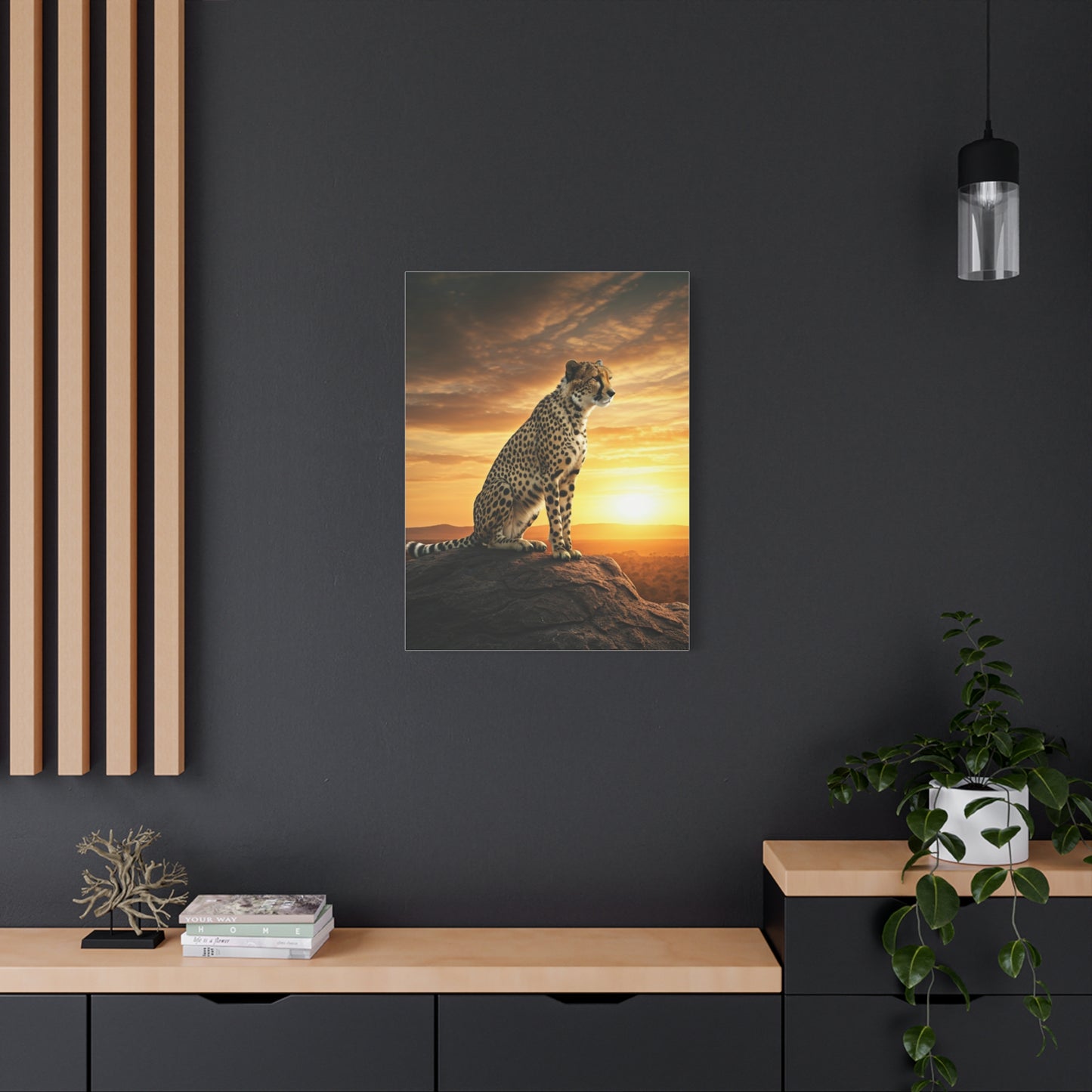 Giraffe at Dawn Wall Art & Canvas Prints