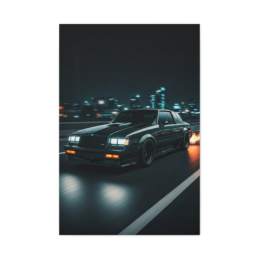 1987 Buick Regal GNX Midnight Turbo Assault Wall Art & Canvas Prints