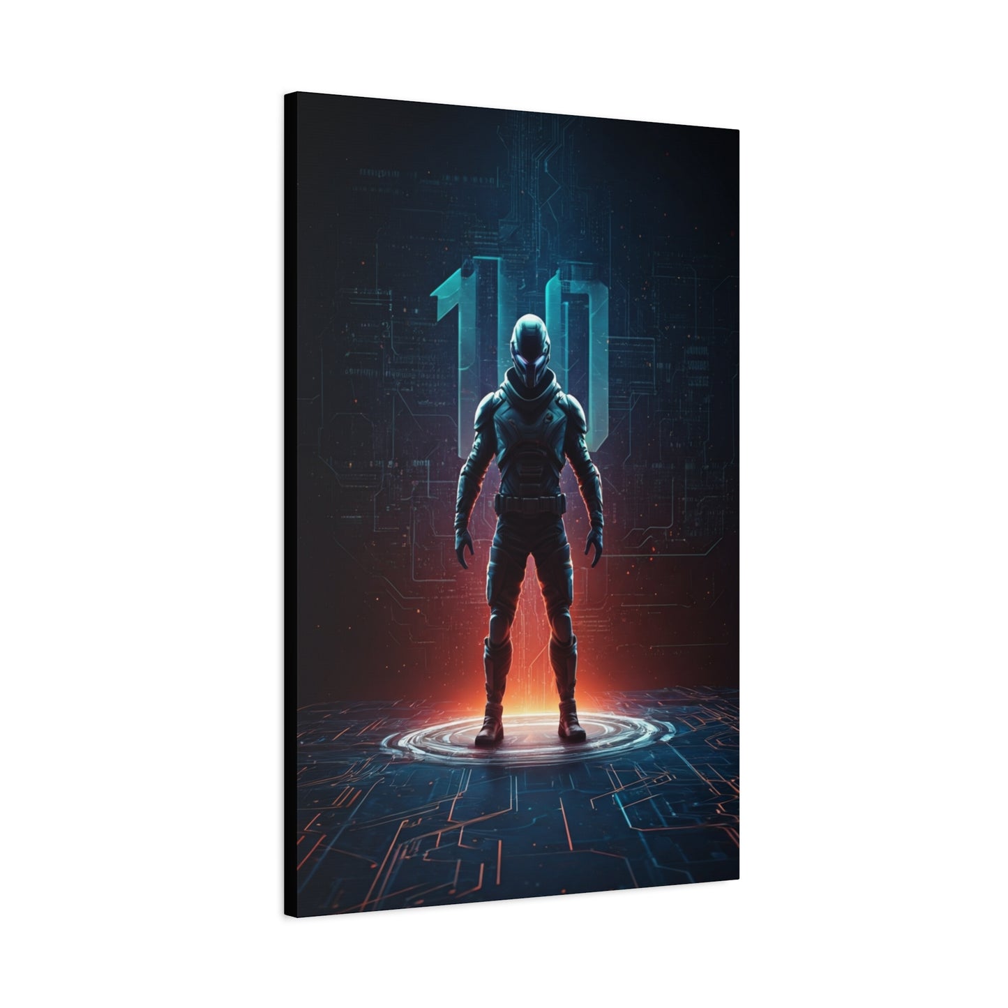 Digital Ascension Warrior Wall Art & Canvas Prints