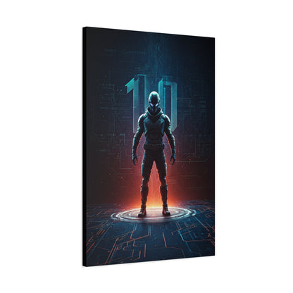 Digital Ascension Warrior Wall Art & Canvas Prints