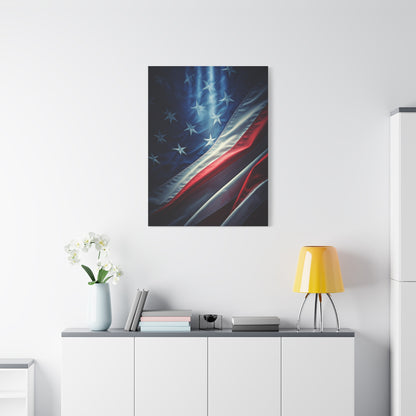 Lightning Freedom Flag Power Wall Art & Canvas Prints