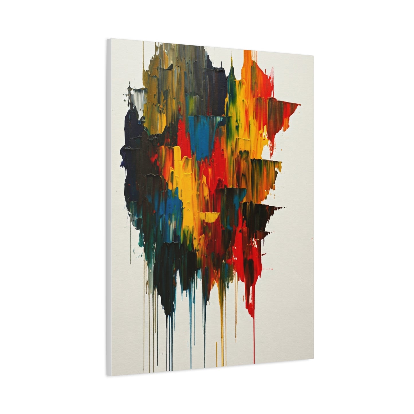 Multicolor Drip Abstract Wall Art & Canvas Prints