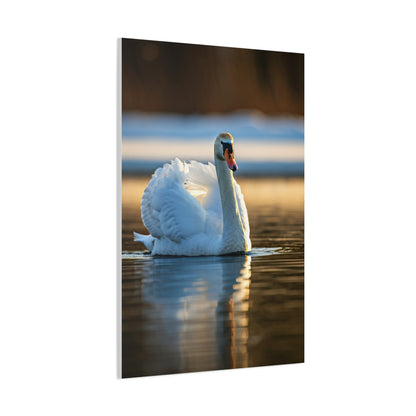 Swan on Still Water Wall Art & Canvas Prints