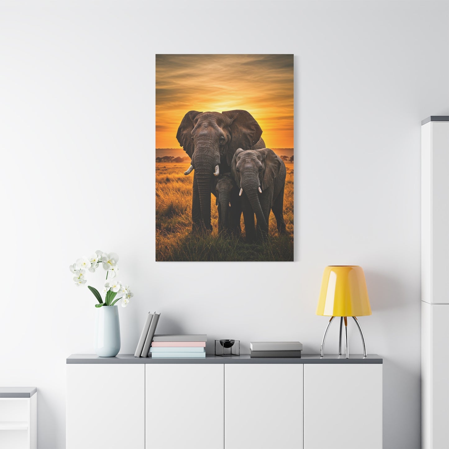 Elephant Companions Wall Art & Canvas Prints