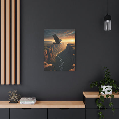 Eagle Over the Canyon Wall Art & Canvas Prints
