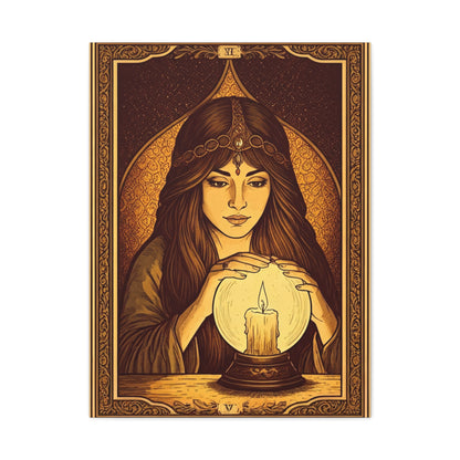 Mystic Candle Seer Wall Art & Canvas Prints